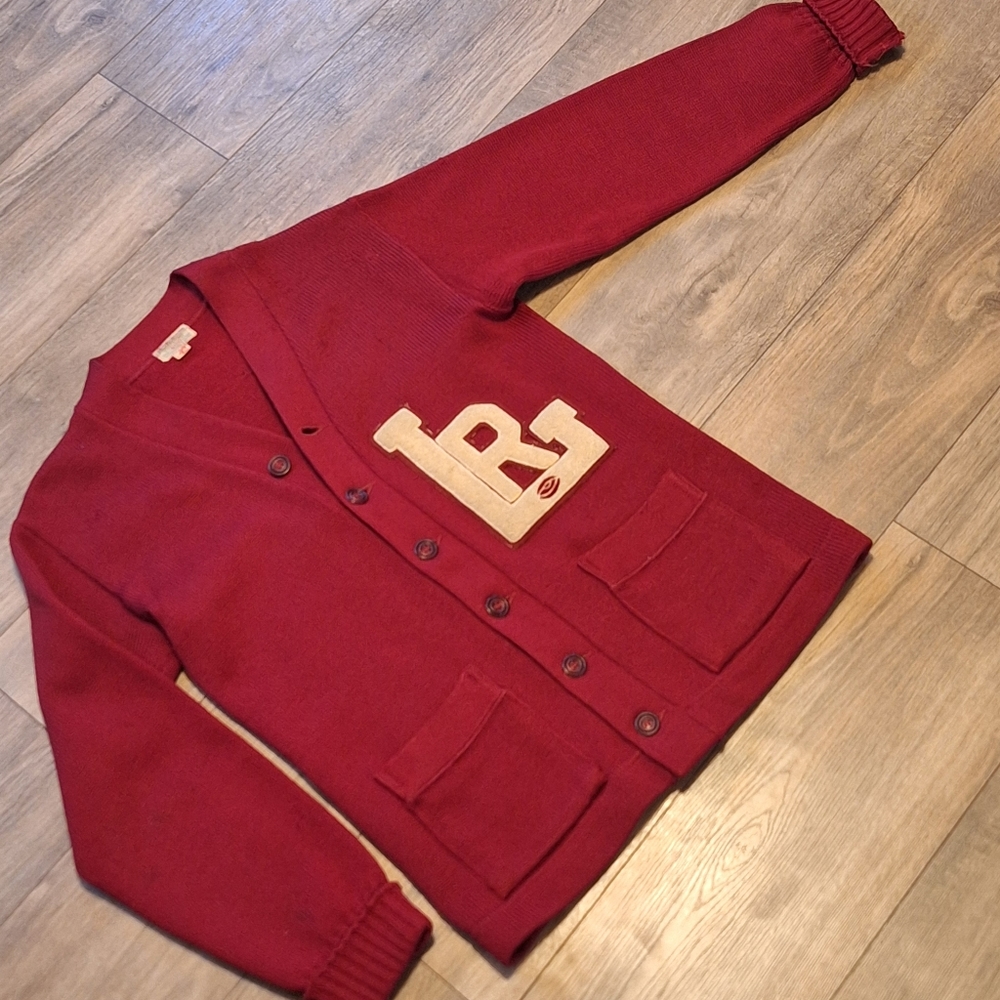 Vintage 1950s Letterman Cardigan